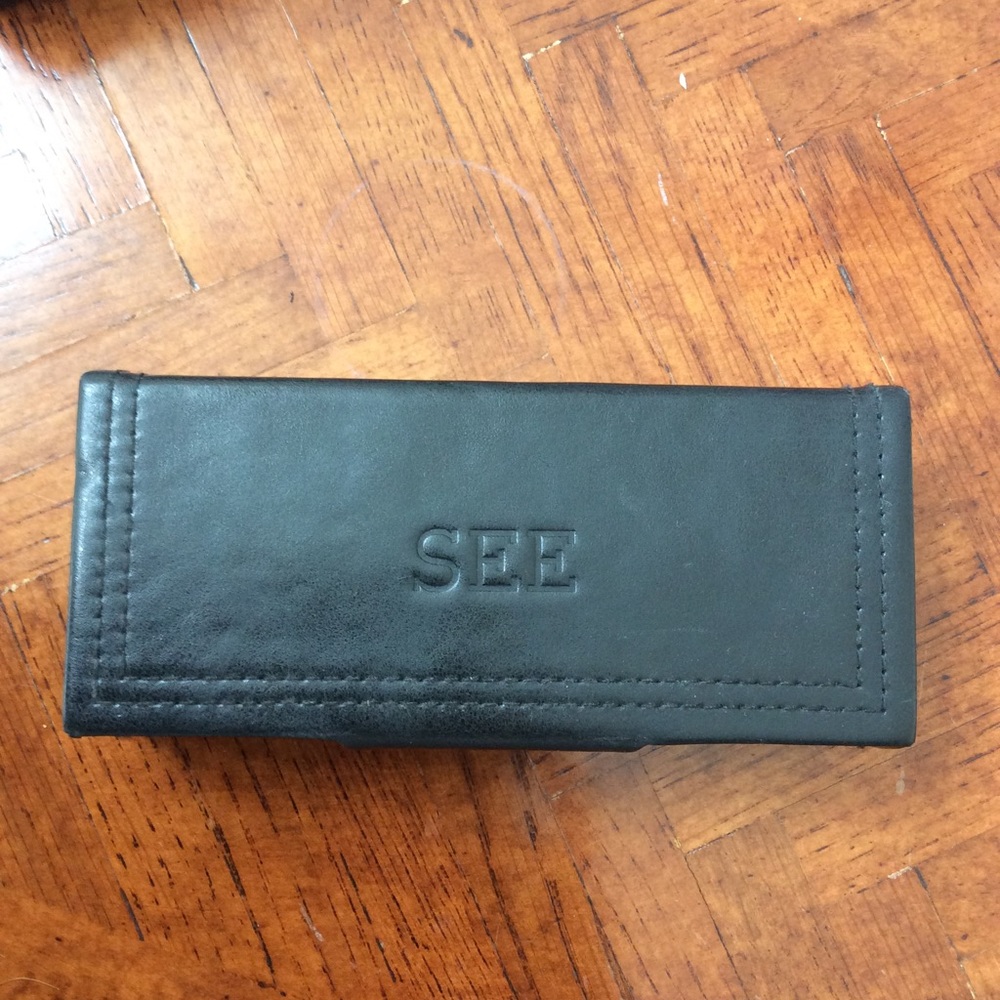 SEE Sunglass/Eyeglass Case, Black